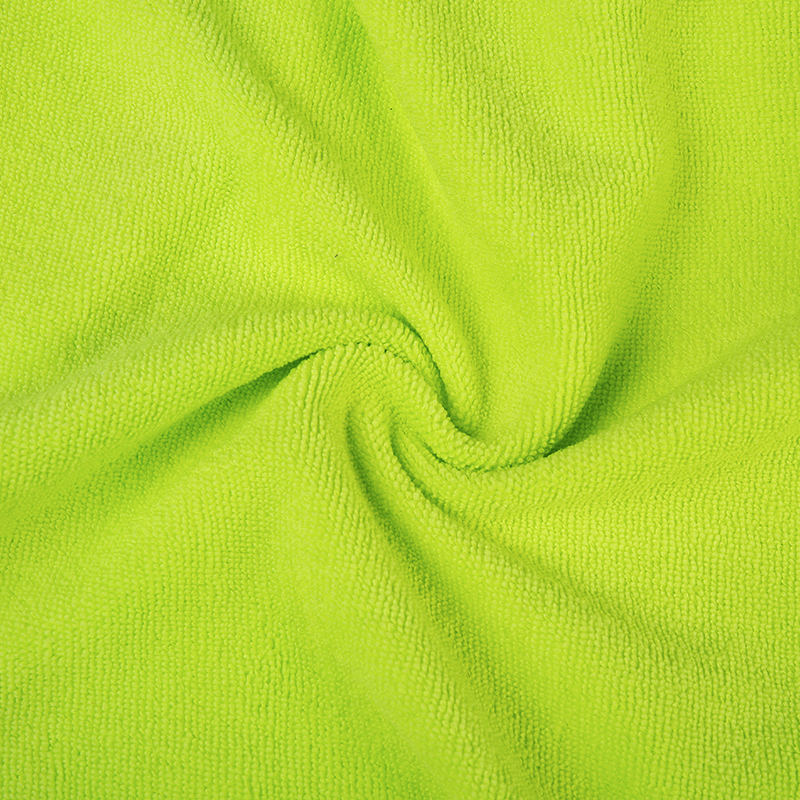 Dobbeltsidig kationisk vanlig polyester-terry klut