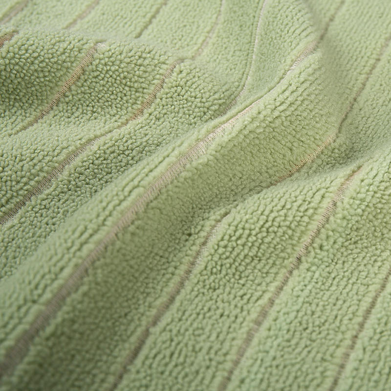 Dobbeltsidig vanlig polyester-terry klut