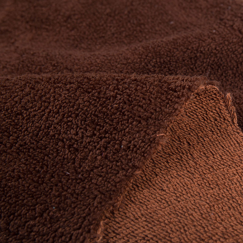 Dobbeltsidig annen solid polyester-terry klut