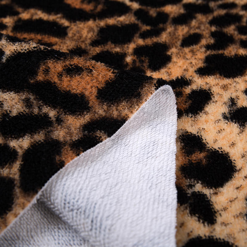 Dobbeltsidig spredt trykt Polyester-Cotton Terry Cloth